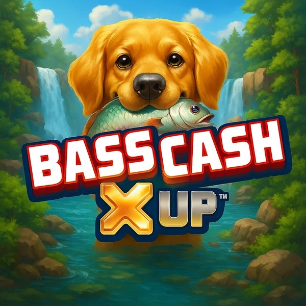 Bass Cash X UP casino game by Alchemy Gaming – featured logo at Spinbara Casino
