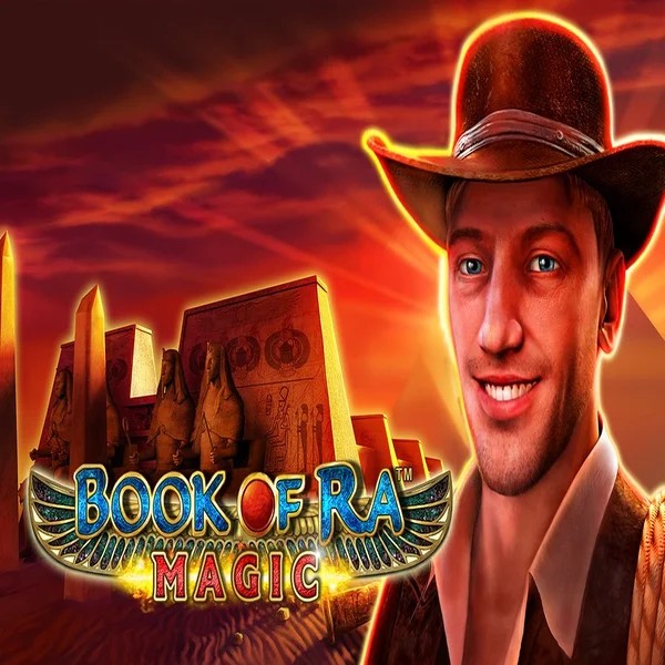 Book of Ra Magic logo by Greentube Spinbara Casino