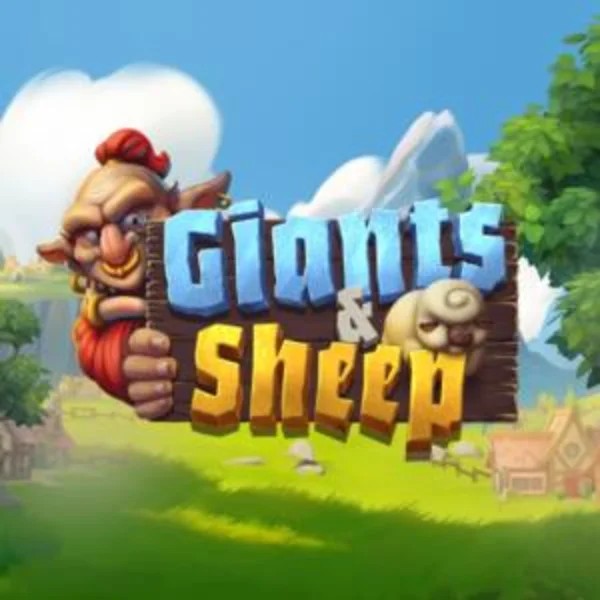 Official Slots logo: Giants and Sheep by Relax Gaming at Spinbara Casino